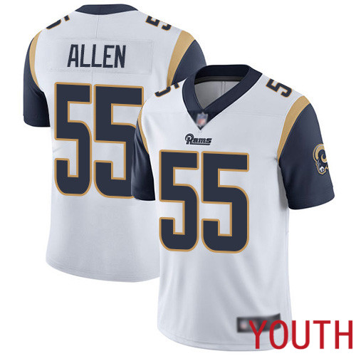Los Angeles Rams Limited White Youth Brian Allen Road Jersey NFL Football 55 Vapor Untouchable